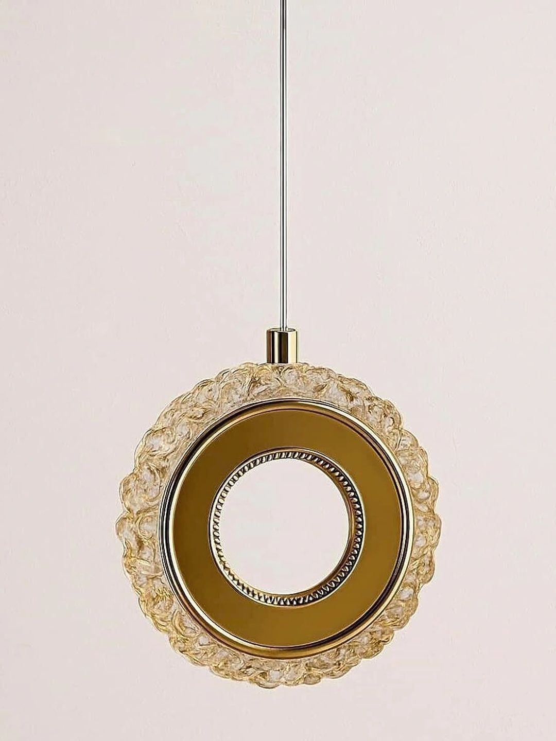ENORMITY Gold-Toned Textured Contemporary Ceiling Lamp-picture-55