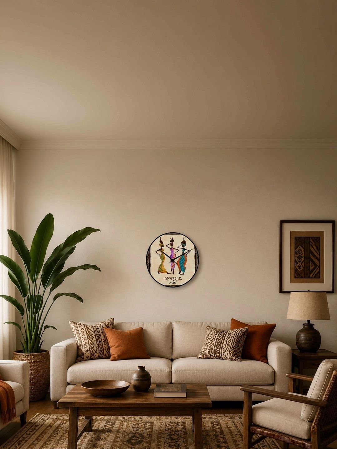 Nutts Multicoloured Printed Wall Clock-picture-20