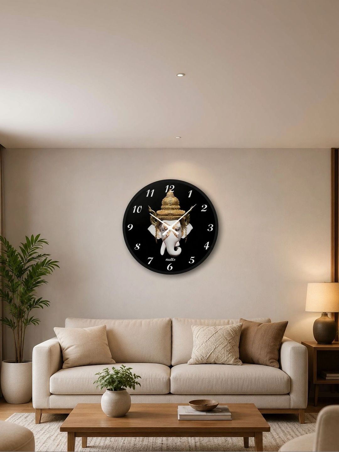 Nutts Multicoloured Printed Wall Clock-picture-56