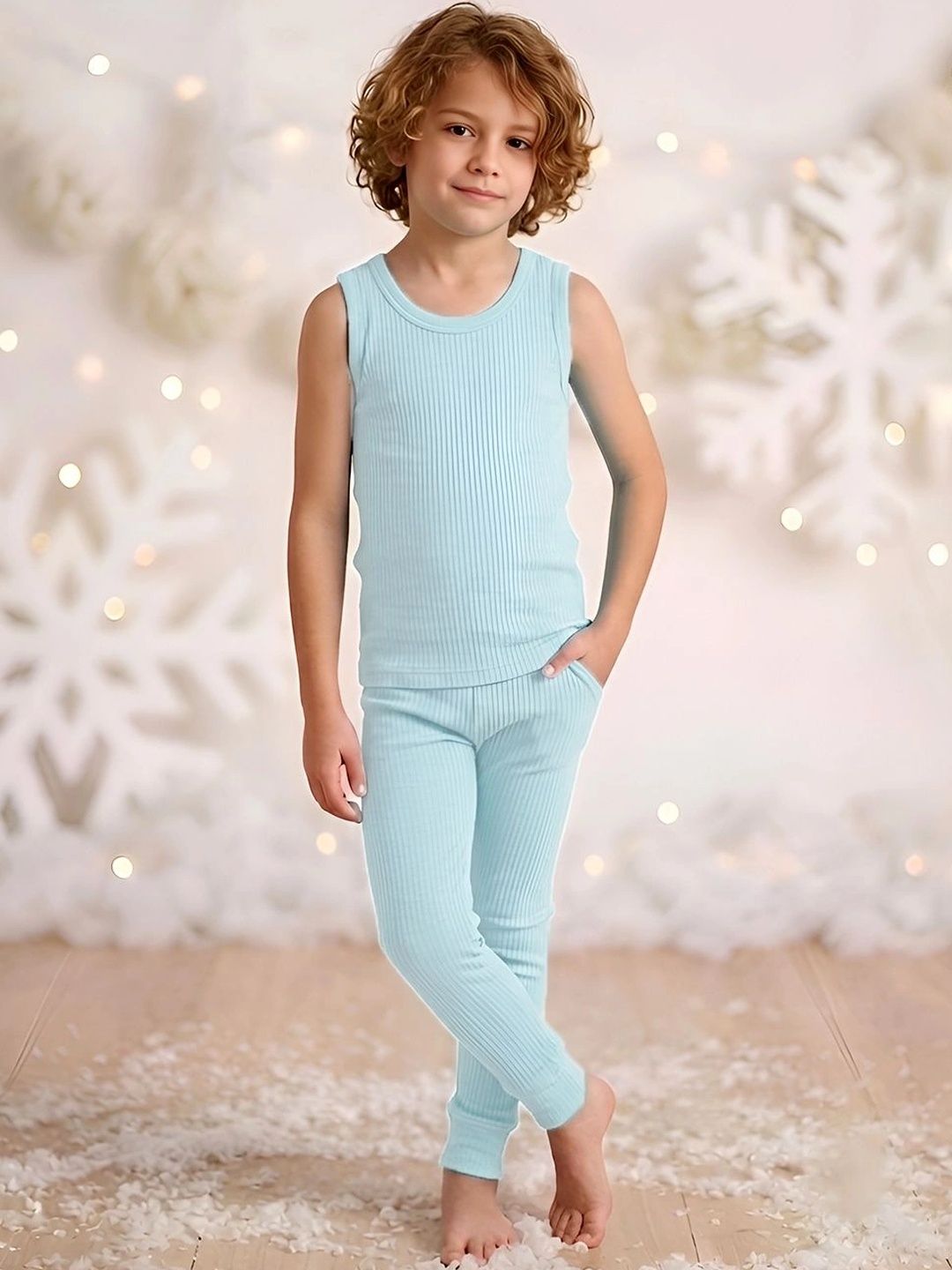 Kanvin Boys Cotton Round Neck Thermal Set-picture-31