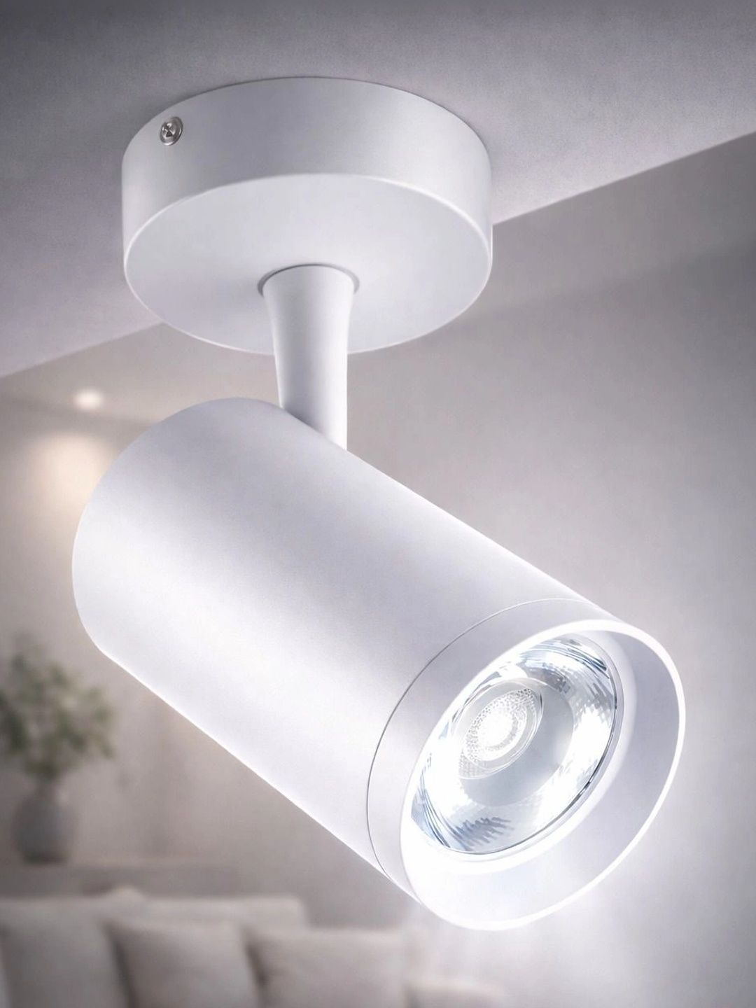 ENORMITY White Aluminium Contemporary Cylinder Shaped Wall Lamp-image-47