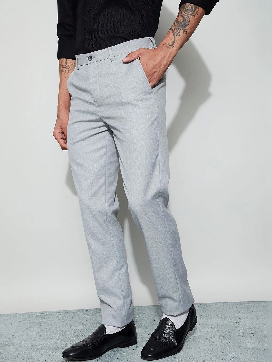 CODE by Lifestyle Men Easy Wash Trousers-picture-33