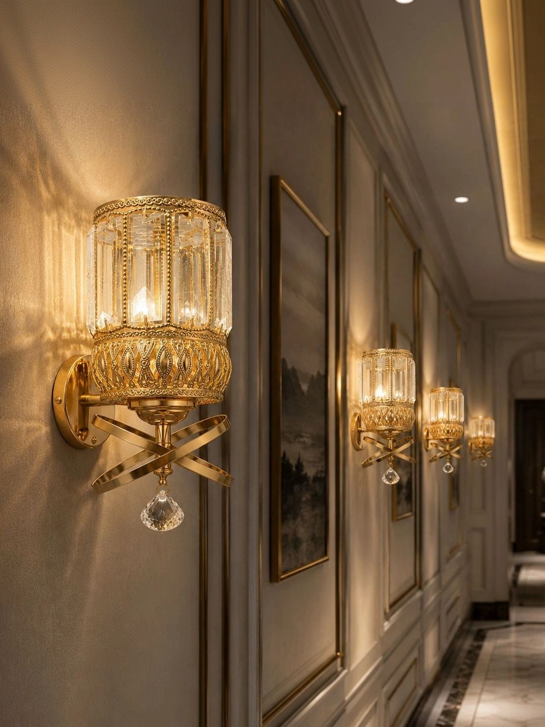 ENORMITY White & Yellow Textured Metal Contemporary Cylinder Shaped Wall Lamp-image-45