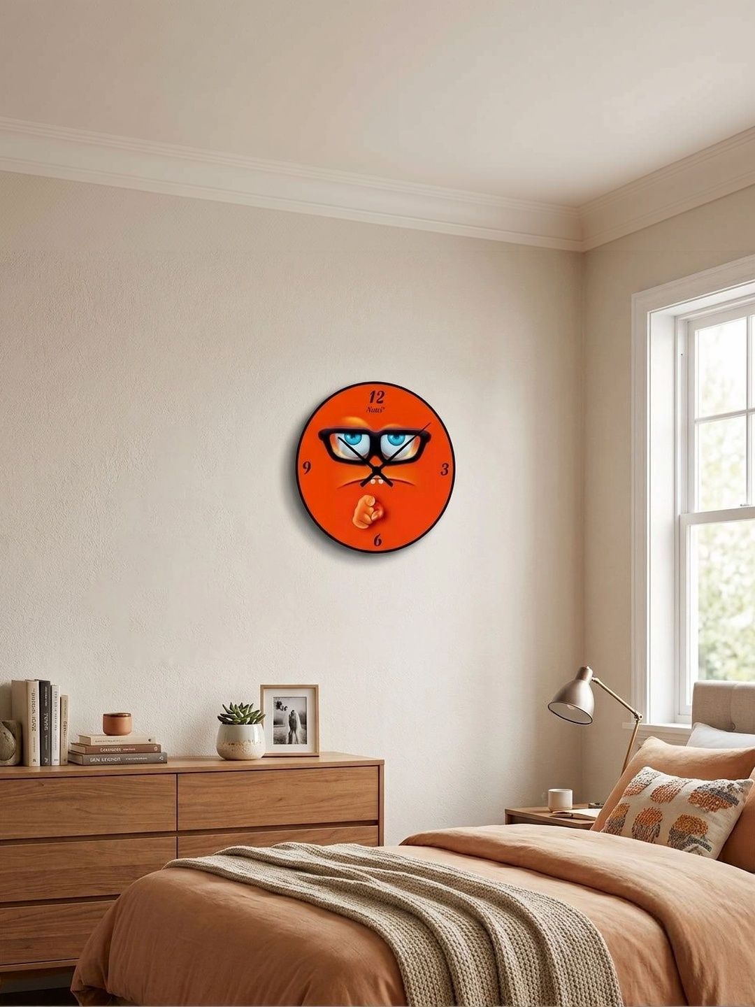 Nutts Multicoloured Printed Wall Clock-picture-40