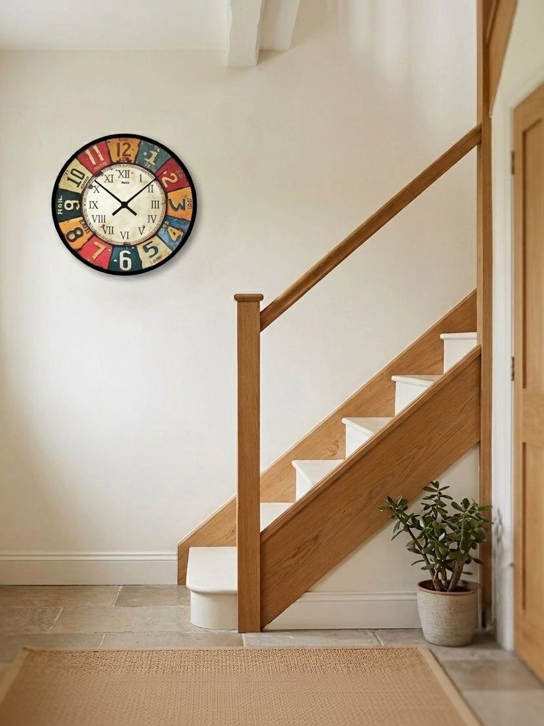 Nutts Multicoloured Printed Wall Clock-picture-15
