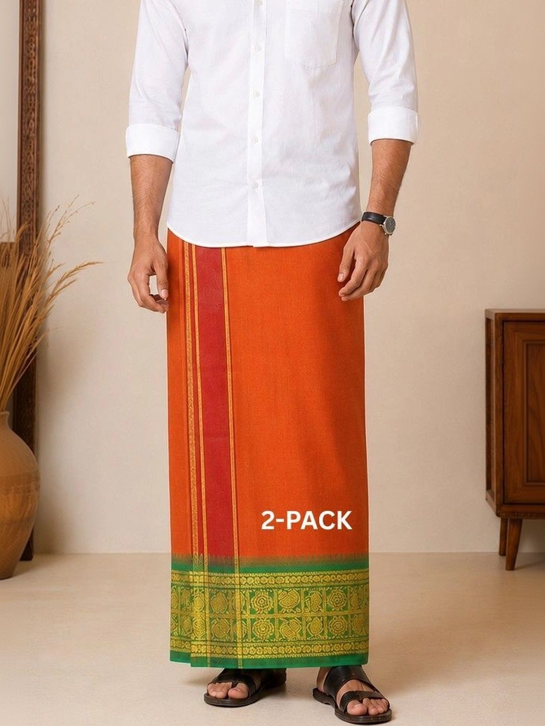Sharan Elegance Men Cotton Dhoti Dhotis-picture-19