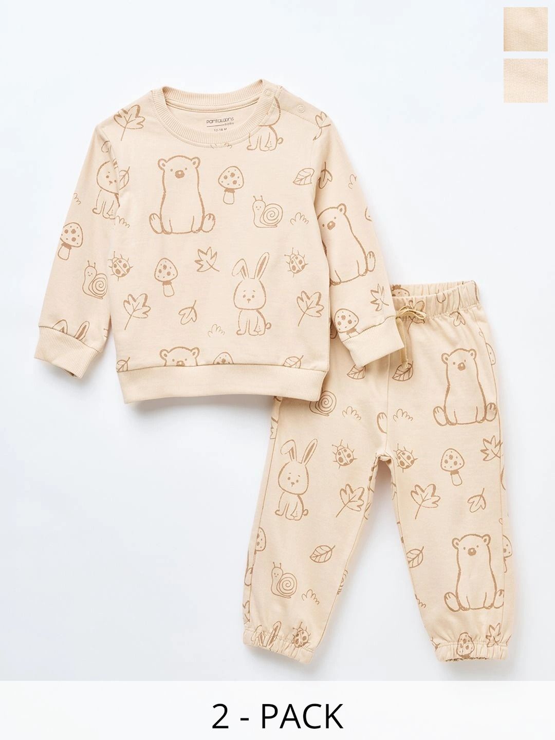 Pantaloons Baby Girls Printed Trousers-picture-35