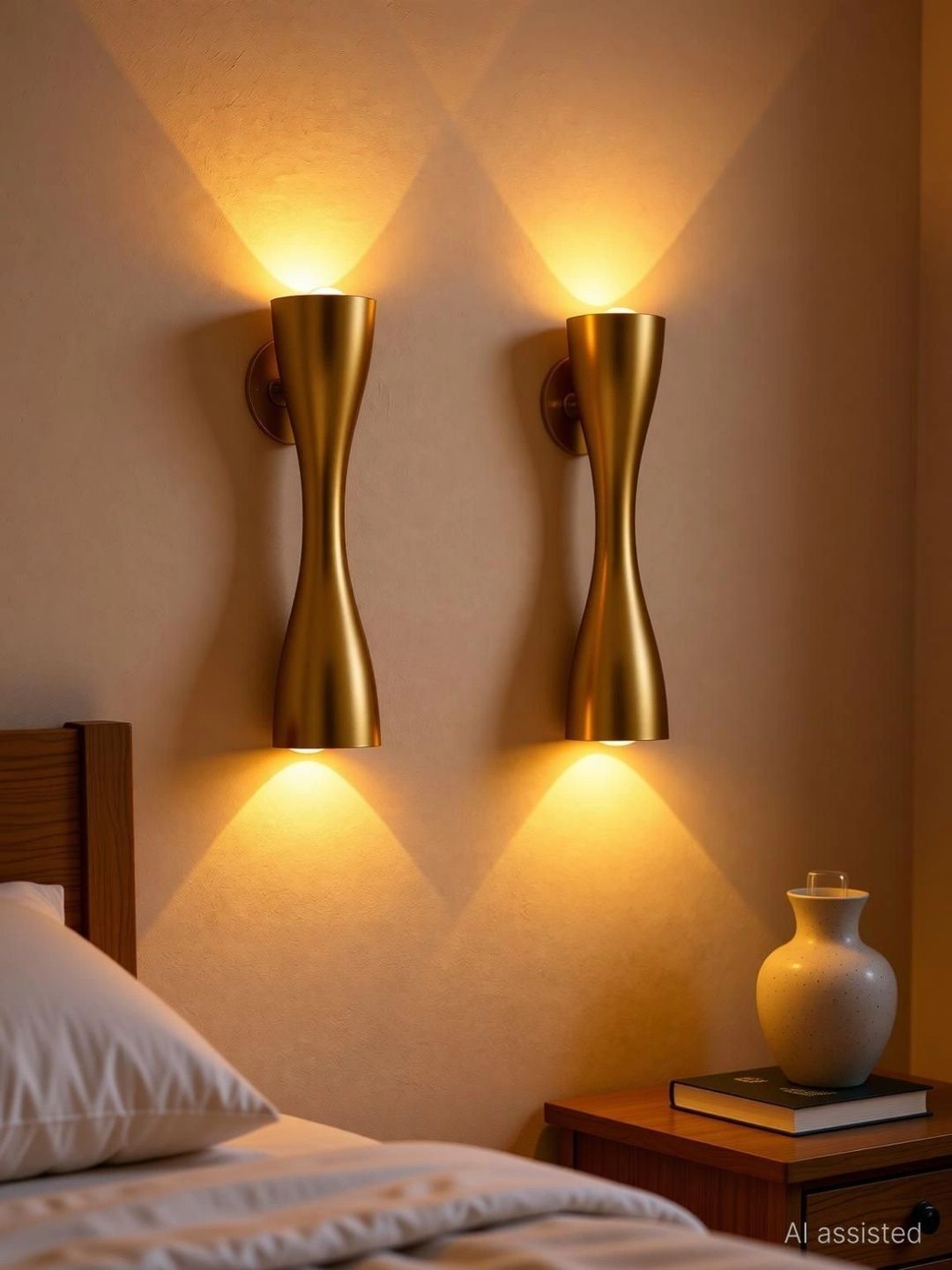 ENORMITY Yellow Aluminium Contemporary Abstract Shaped Shaped Wall Lamp-image-22
