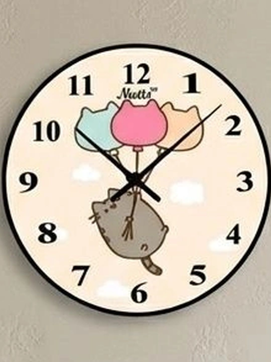 Nutts Multicoloured Printed Wall Clock-picture-54