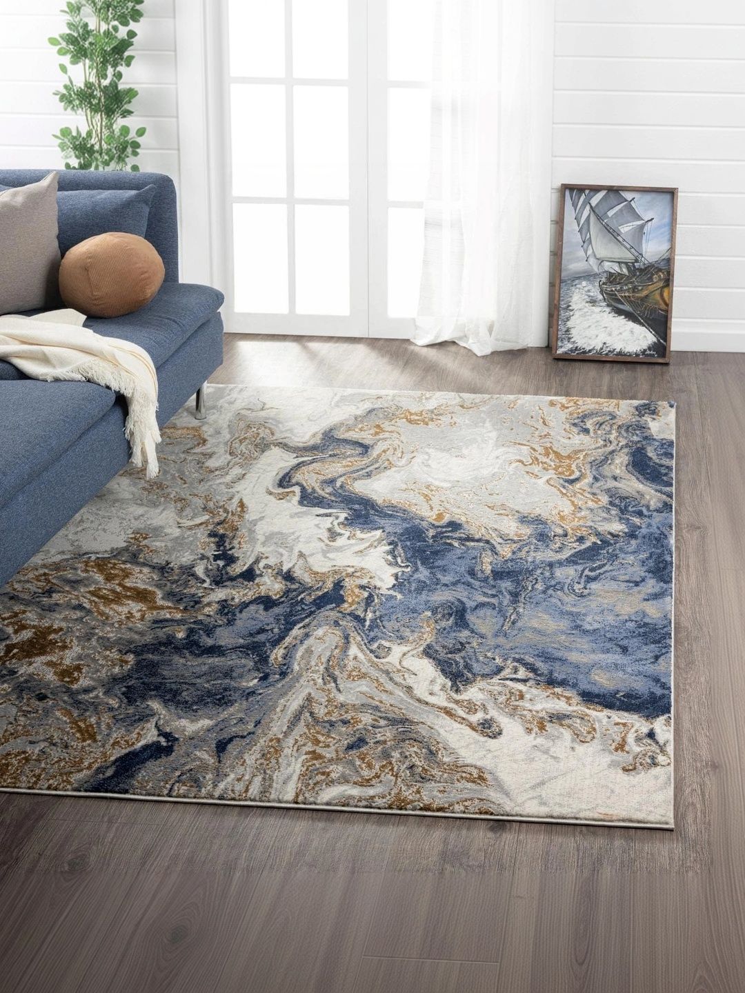 Ishro Home Multicoloured Abstract Other Carpet-picture-35