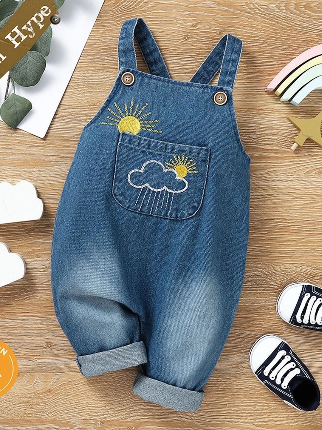 Hopscotch Boys Basic Jumpsuit with Embroidered-picture-53