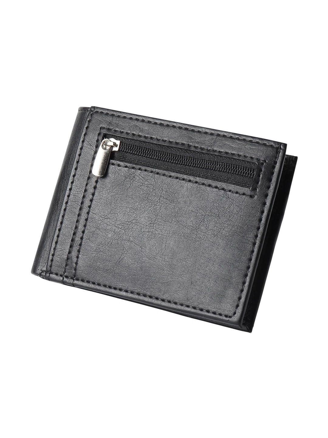 LAER Men Textured PU Two Fold Wallet-picture-55