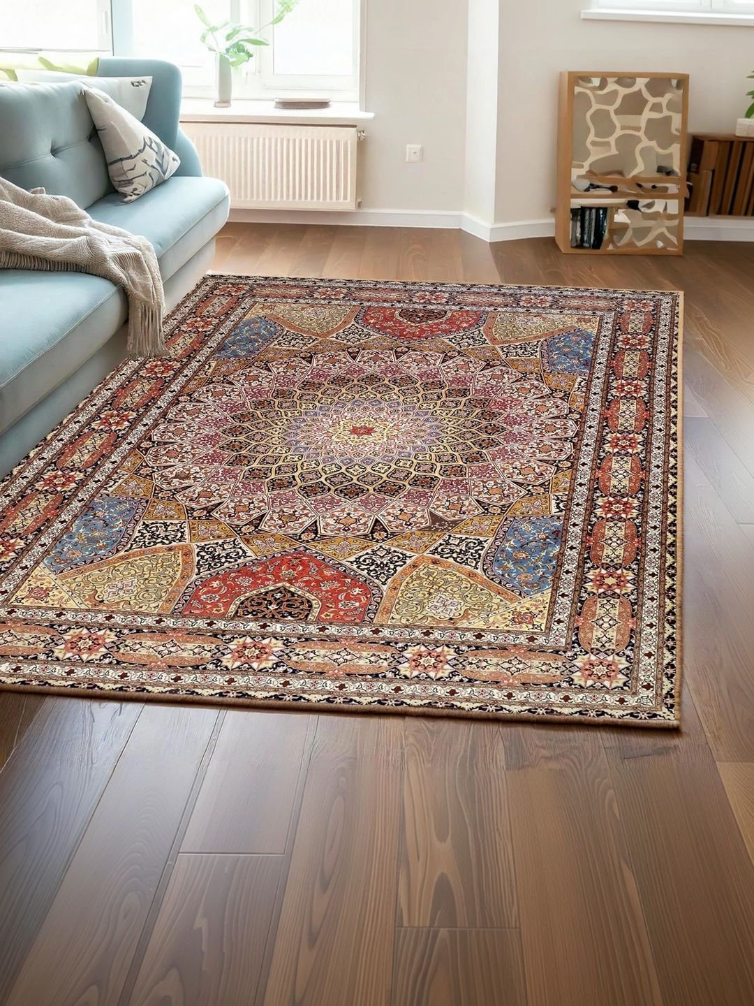 Ishro Home Multicoloured Traditional Anti-Skid Other Carpet-picture-29