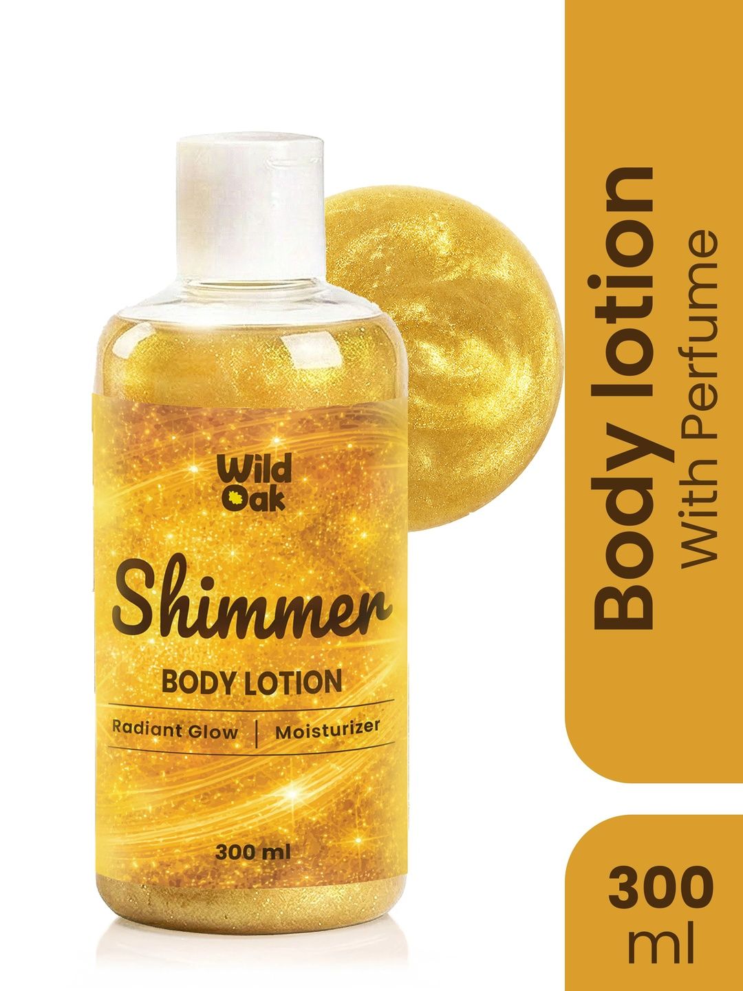 Wild Oak Perfume Shimmer Body Lotion Moisturizer - 300 ml-image-43