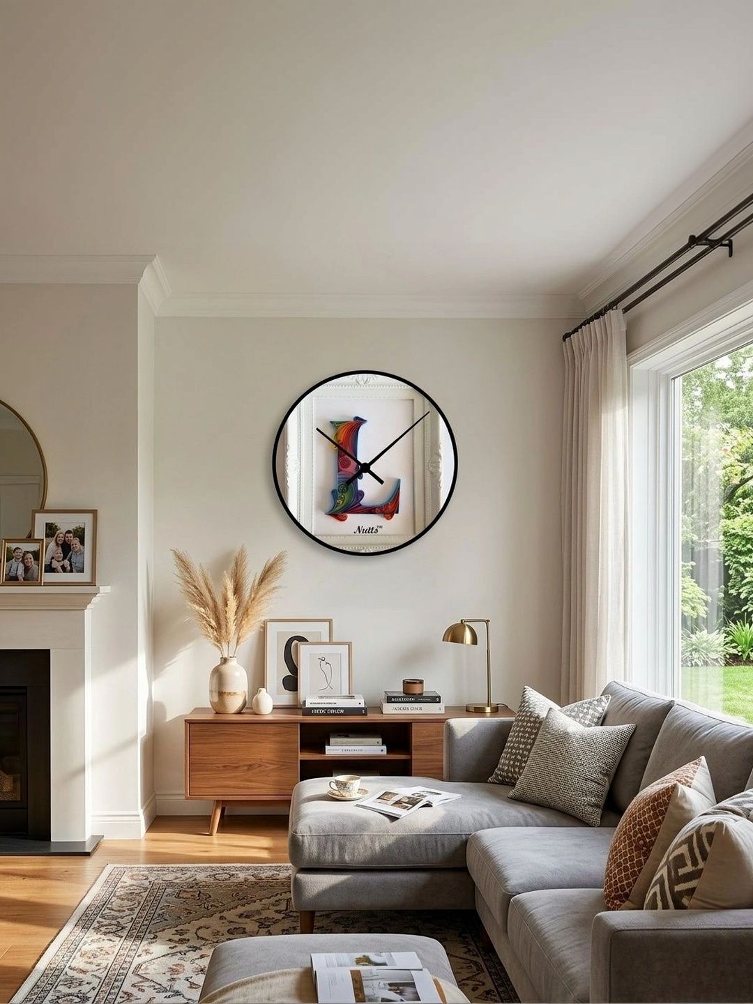 Nutts Multicoloured Printed Wall Clock-picture-23