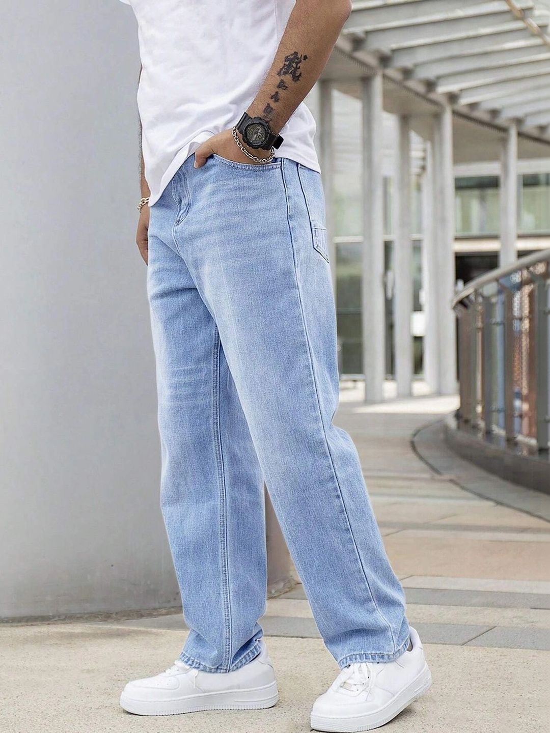 Moda Rapido Men Regular Fit Mid-Rise Light Fade Jeans-picture-43