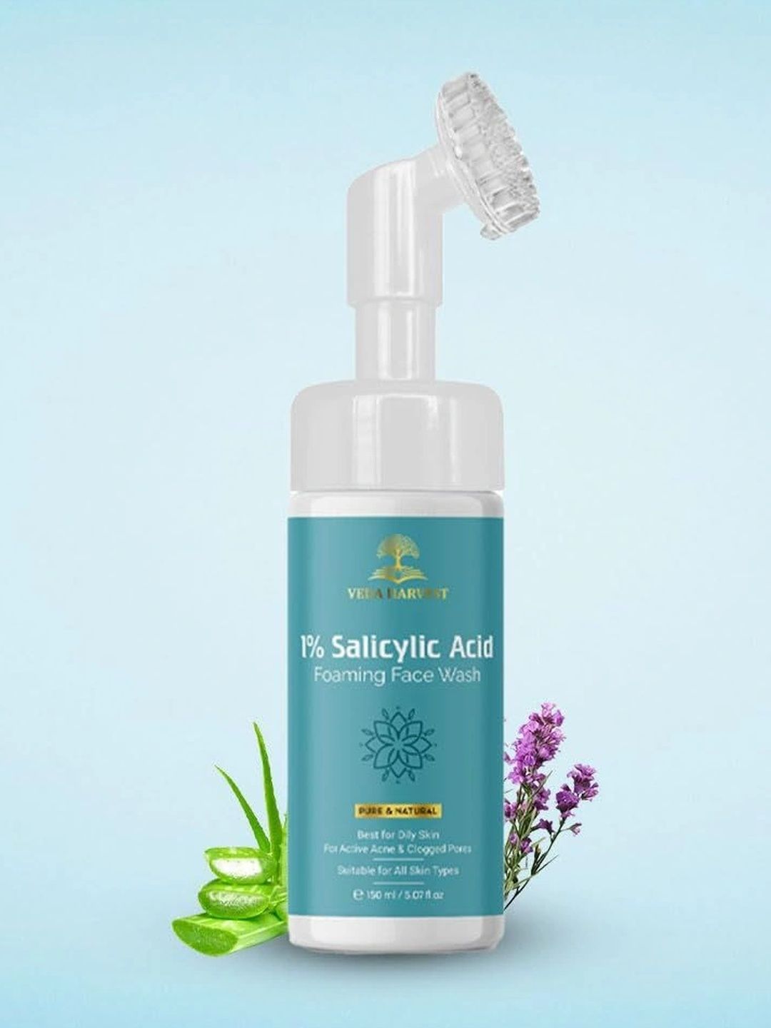 Veda Harvest 1% Salicylic Acid Blackhead Removal Face Wash - 150 ml-image-3