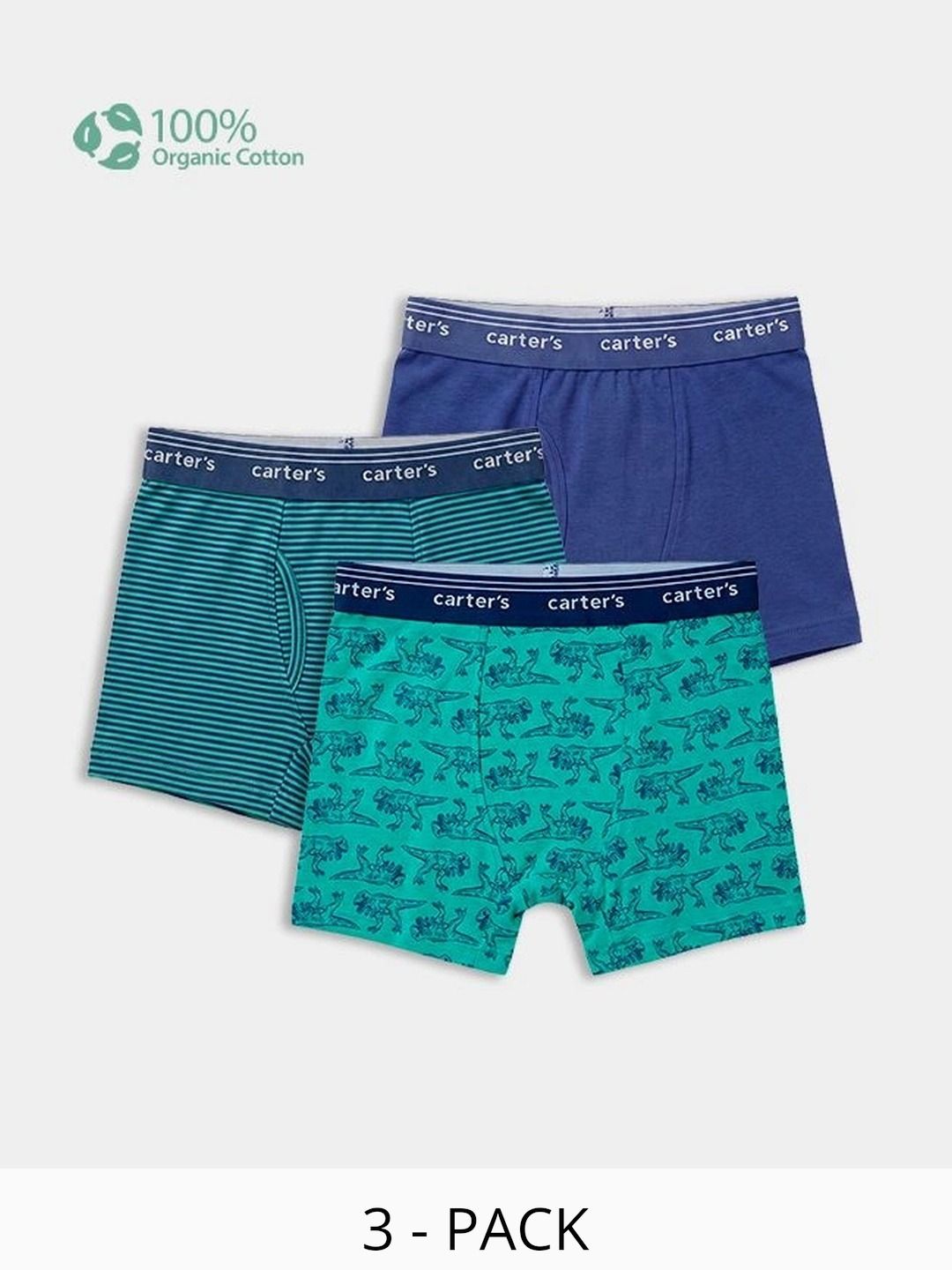 Carter's Boys Pack of 3 Cotton Assorted Printed Trunks-picture-11
