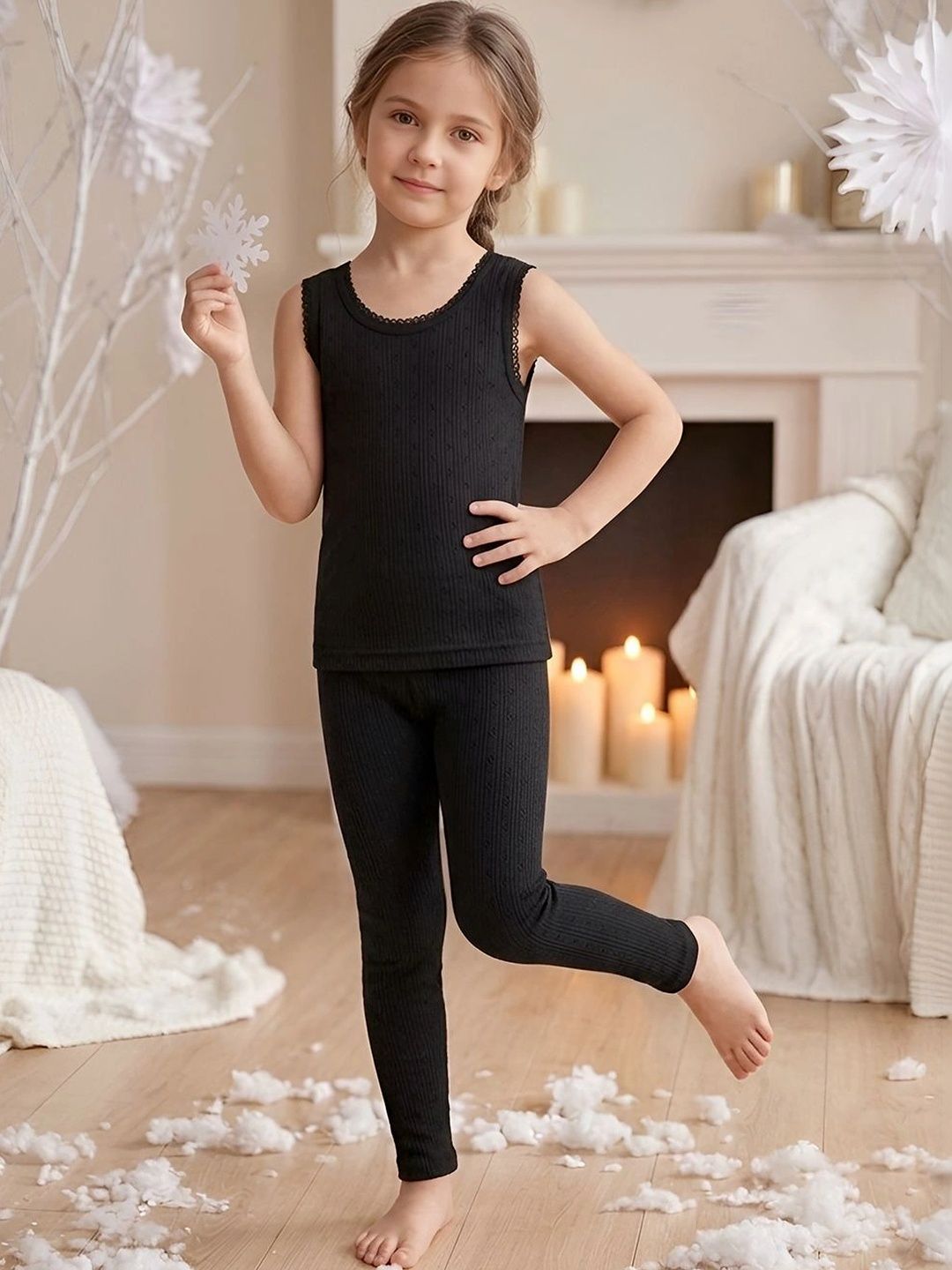 Kanvin Girls Cotton Round Neck Thermal Set-picture-19