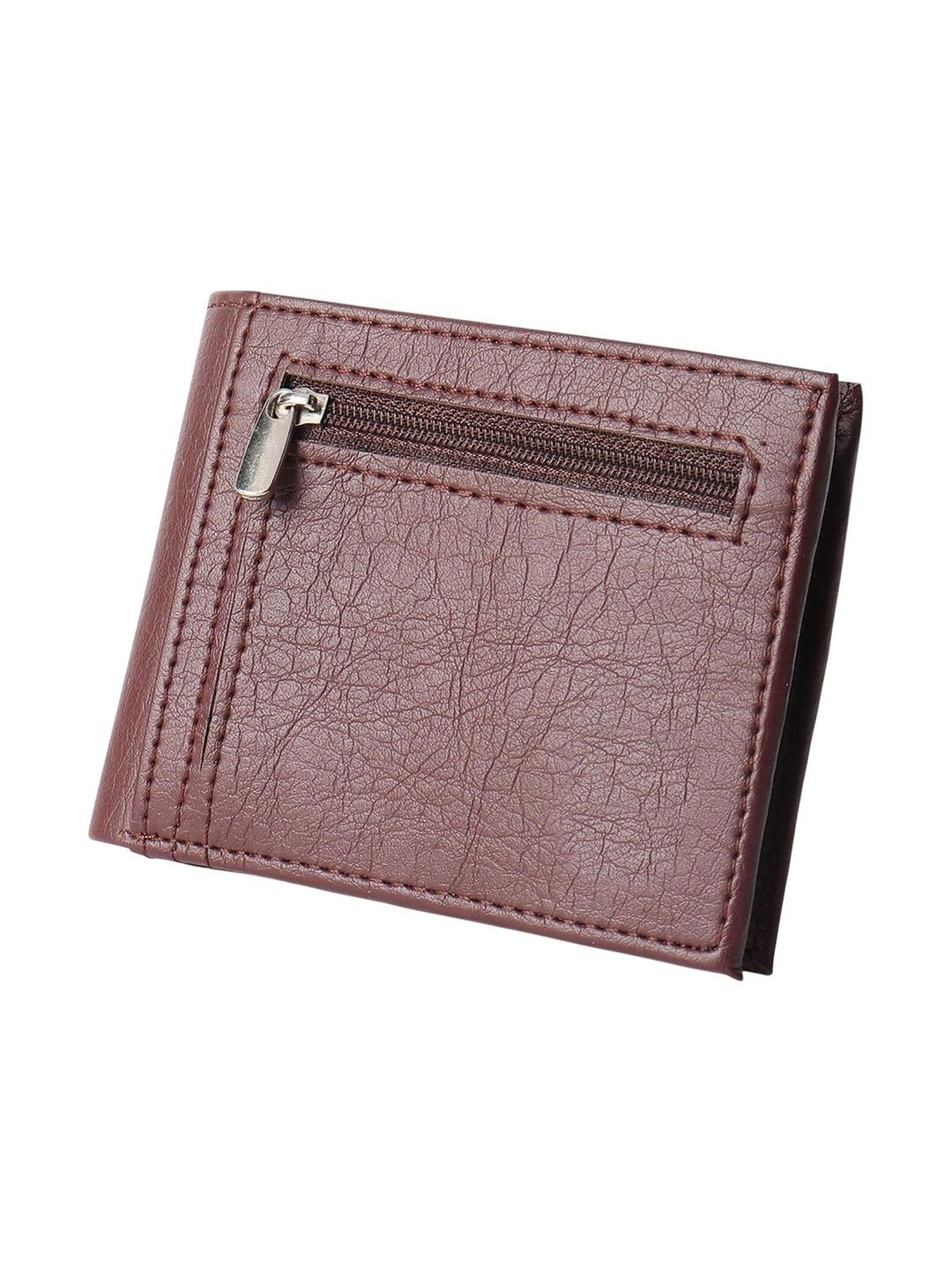 LAER Men Textured PU Two Fold Wallet-picture-57