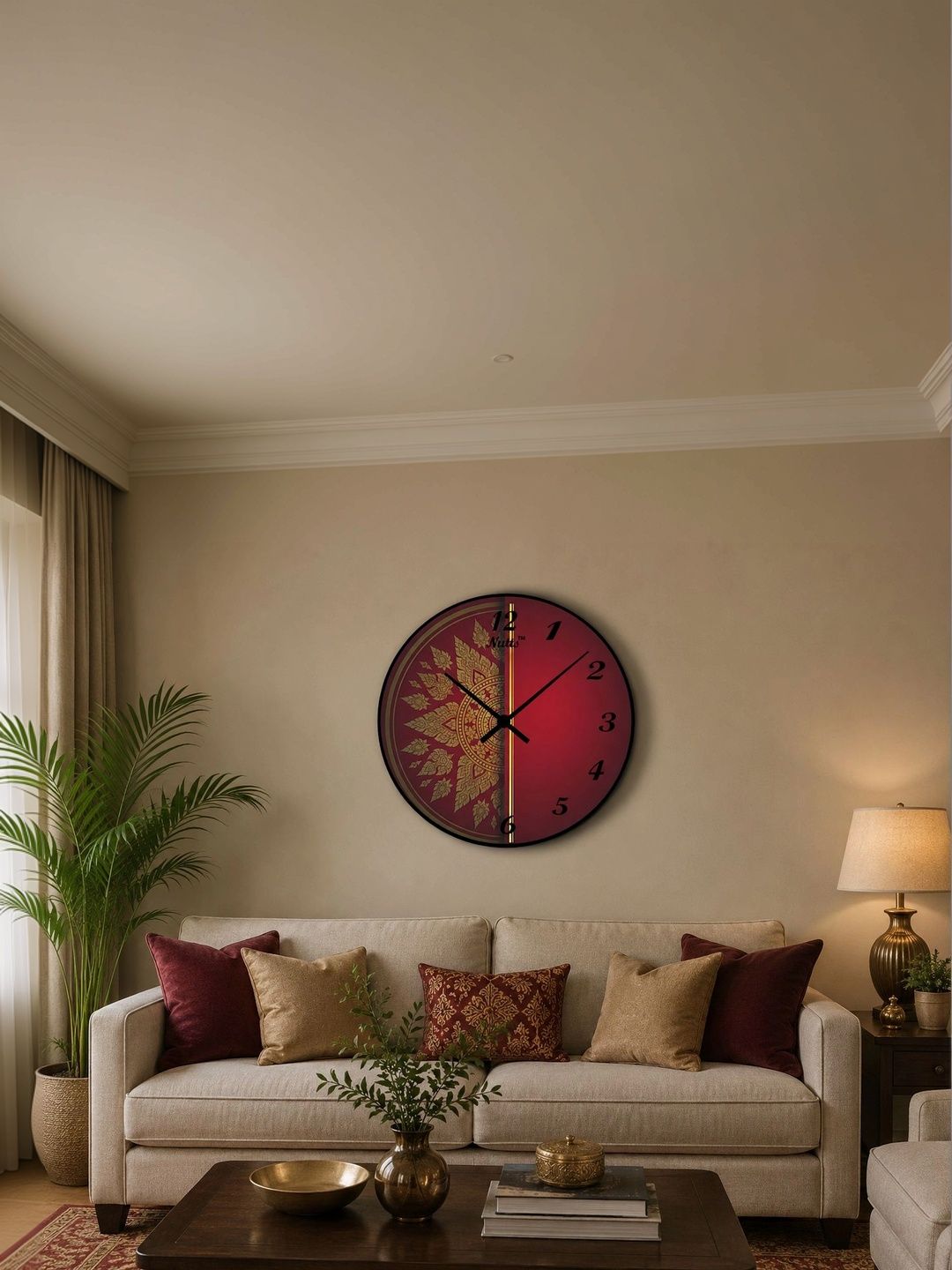 Nutts Multicoloured Printed Wall Clock-picture-31