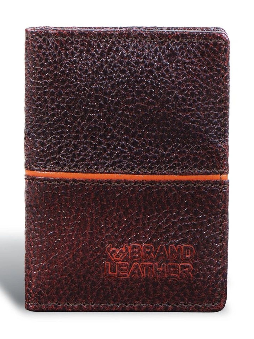 BRAND LEATHER Men Textured Leather Two Fold Wallet-picture-14