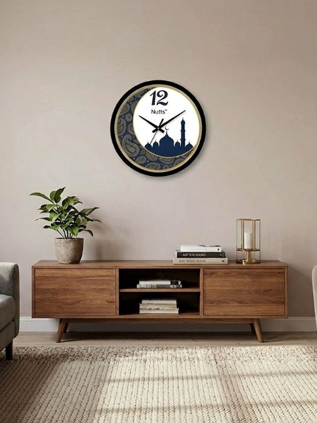 Nutts Multicoloured Printed Wall Clock-picture-29