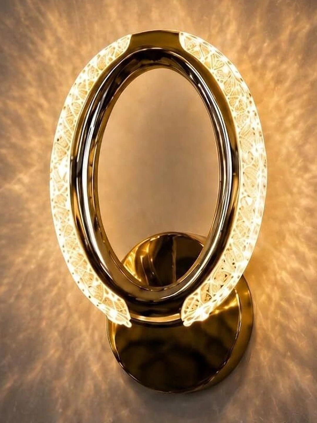 ENORMITY Yellow Textured Acrylic Contemporary Abstract Shaped Shaped Wall Lamp-image-17