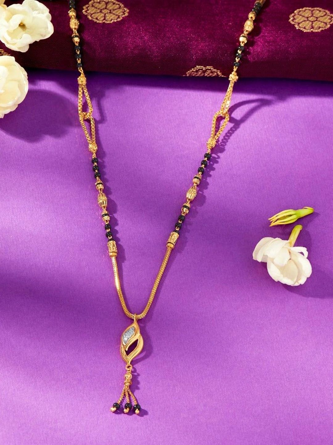 P N GADGIL JEWELLERS 22KT Noble Threads Yellow Gold Mangalsutra - 11 g-picture-15