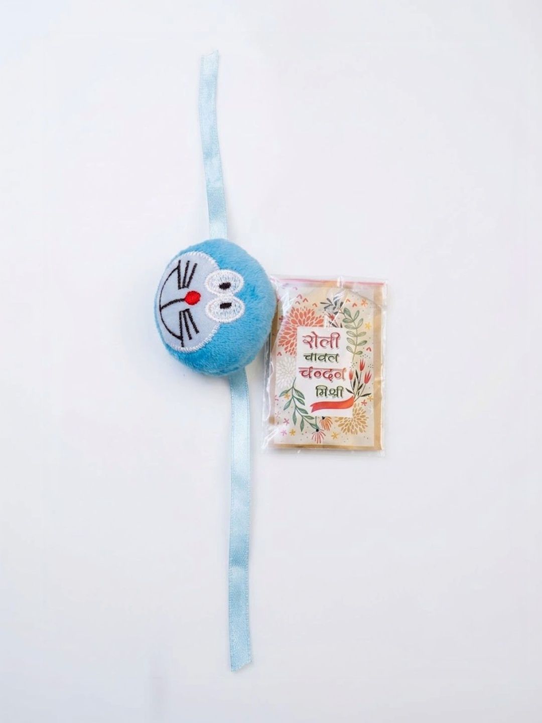Anouk Kids Doremon Design Thread Rakhi With Roli Chawal Chandan Mishri-picture-20