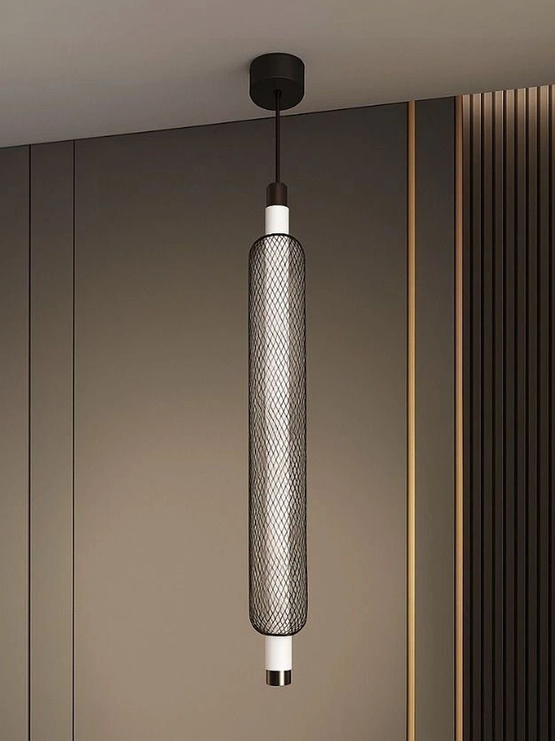 ENORMITY Black Textured Contemporary Ceiling Lamp-picture-10