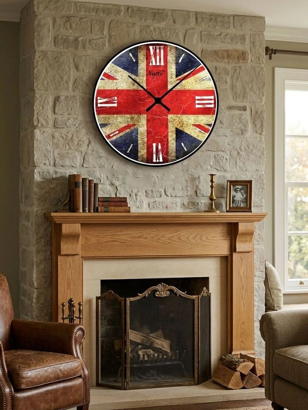 Nutts Multicoloured Printed Wall Clock-picture-36