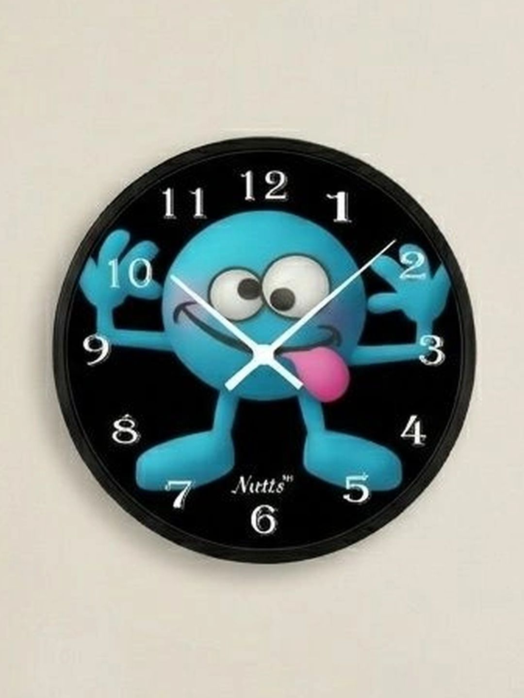 Nutts Multicoloured Printed Contemporary Wall Clock-picture-39