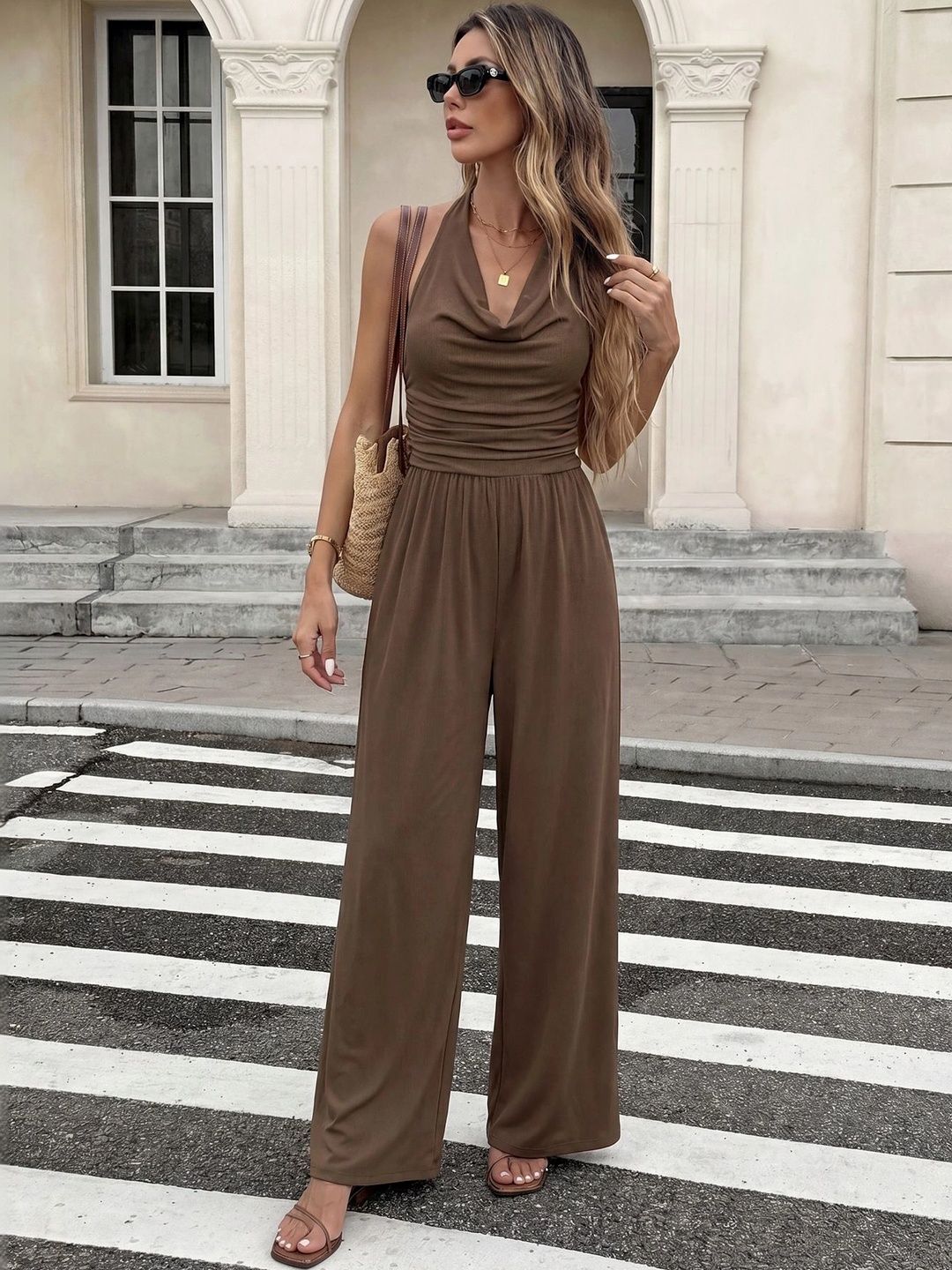StyleCast Halter Neck Basic Jumpsuit-picture-25