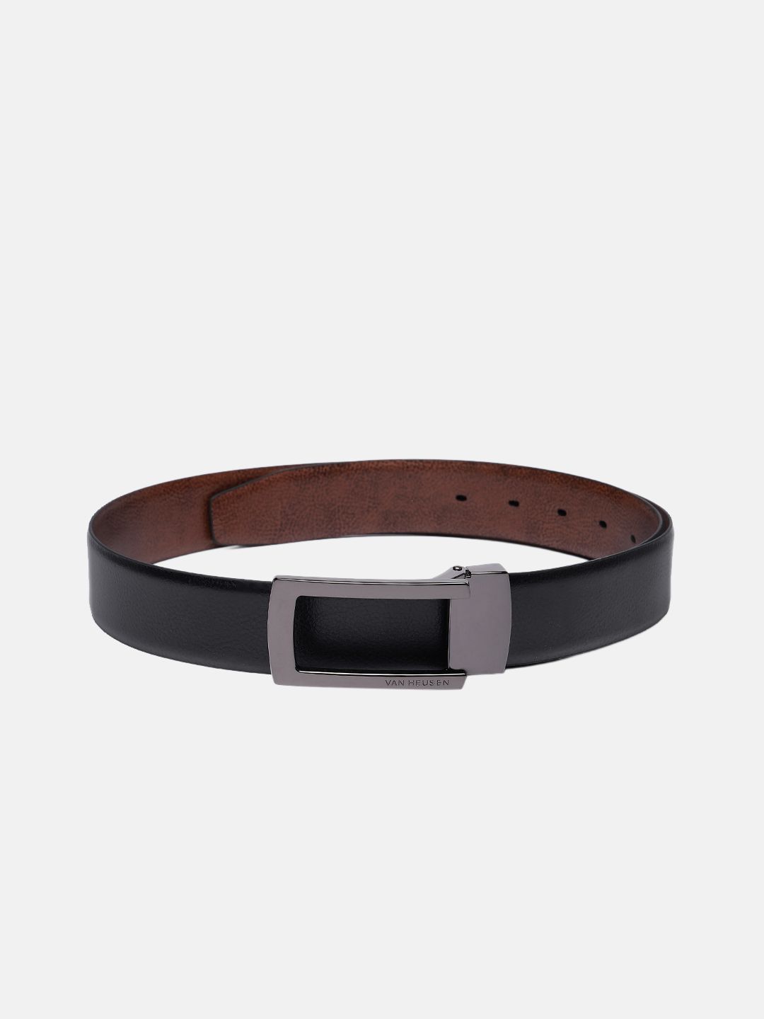 Van Heusen Men Textured Genuine Leather Formal Belt-picture-13