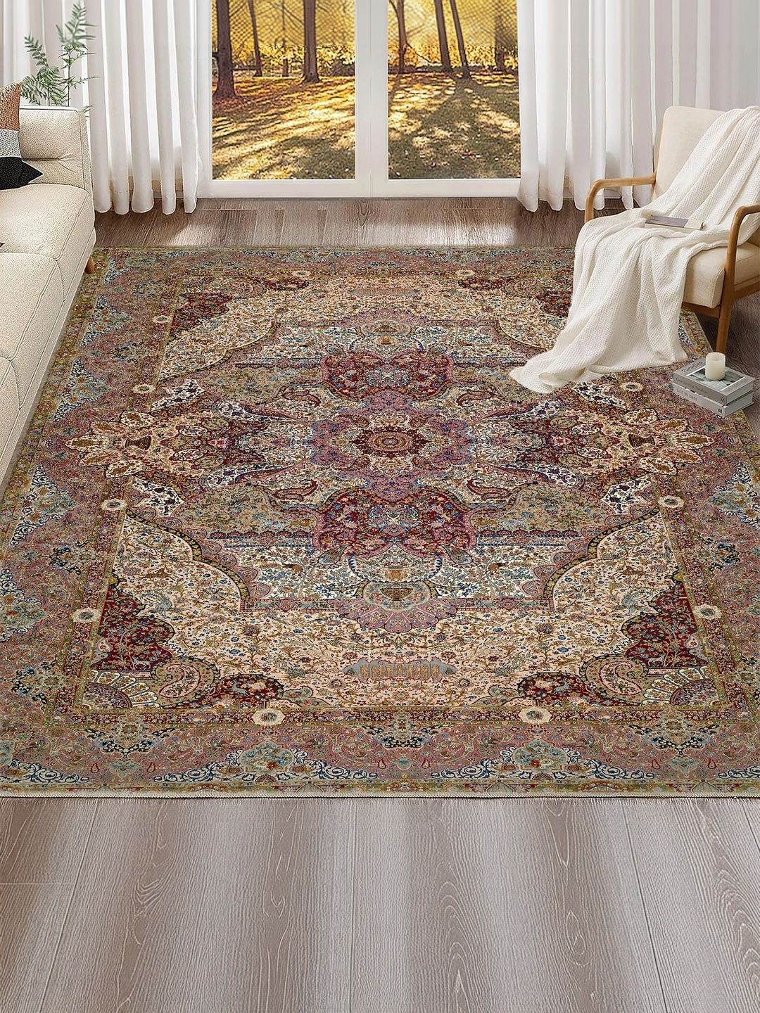 Ishro Home Multicoloured Traditional Washable Other Carpet-picture-36