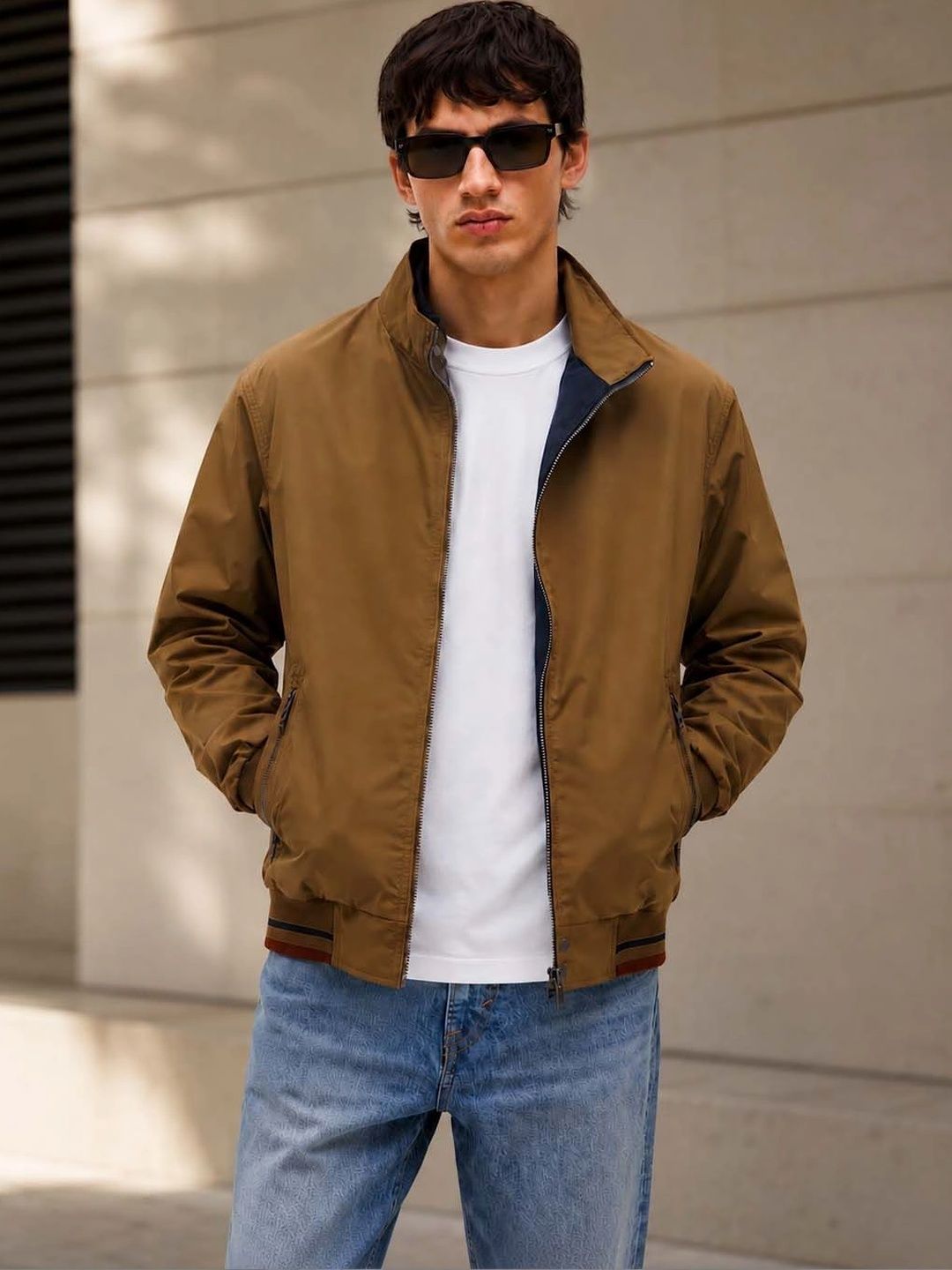 R.Code by The Roadster Life Co. Men Bomber Jacket-picture-57