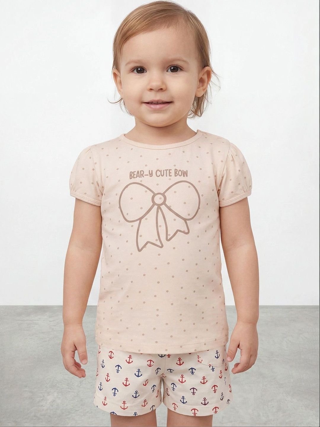 R&B Girls Printed Puff Sleeves T-shirt-picture-39