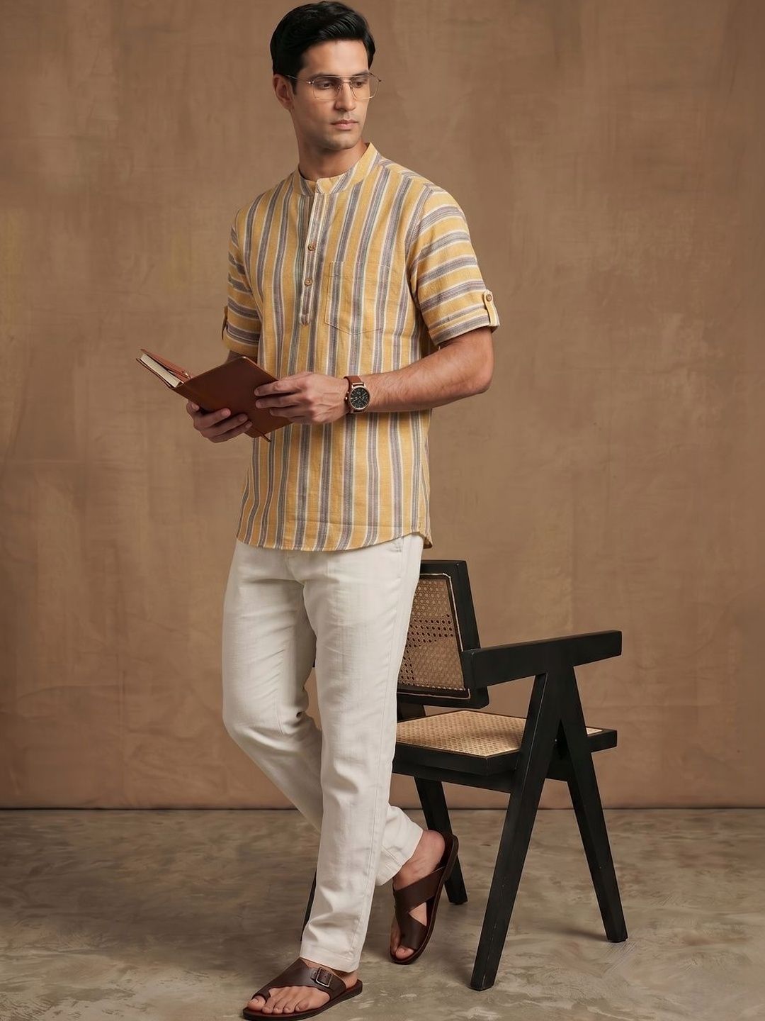 Anouk Mirage Men Striped Kurta-picture-48