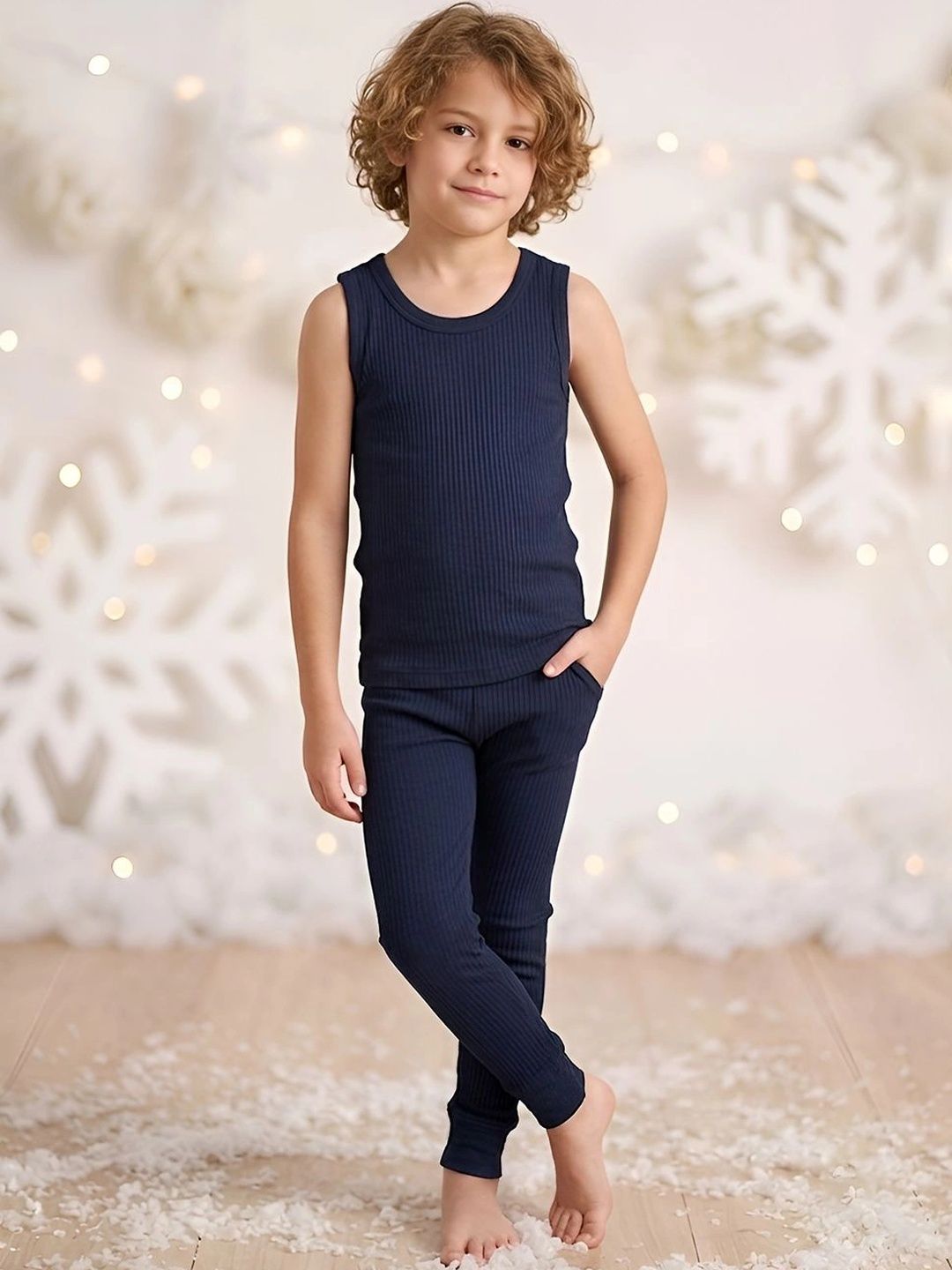 Kanvin Boys Cotton Round Neck Thermal Set-picture-29