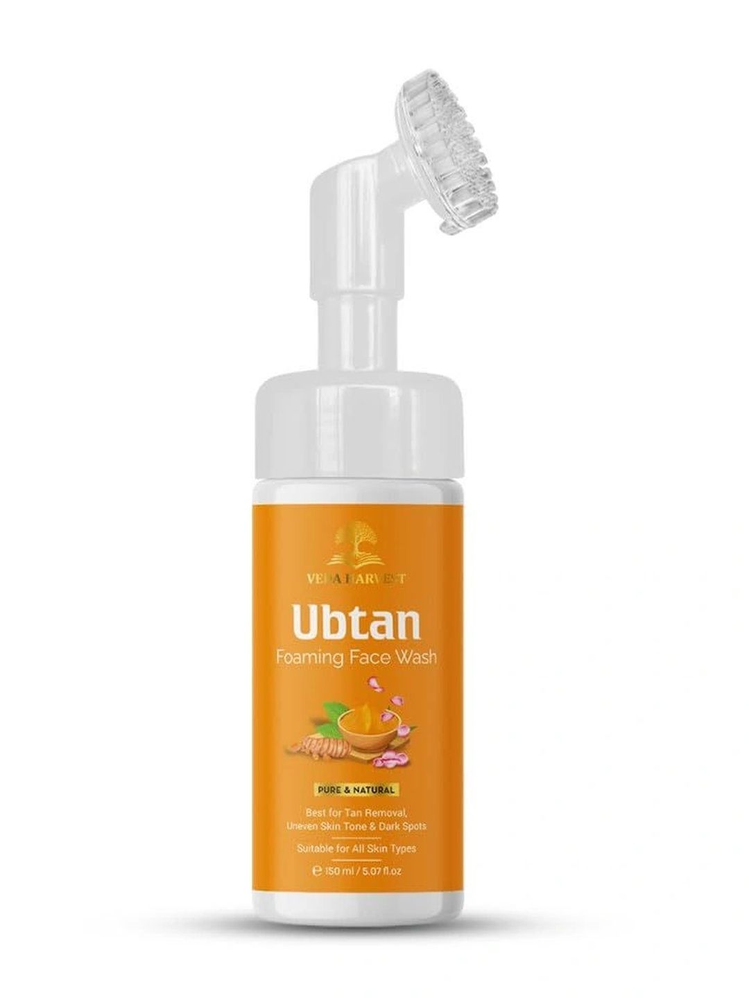 Veda Harvest Foaming Ubtan Tan Removal Face Wash with Turmeric & Saffron - 150 ml-image-46