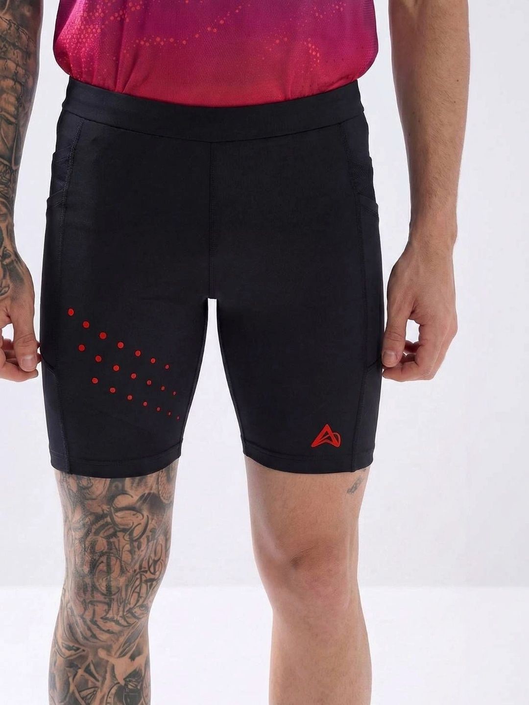AGUANTE Men Skinny Fit Running Sports Shorts-picture-38
