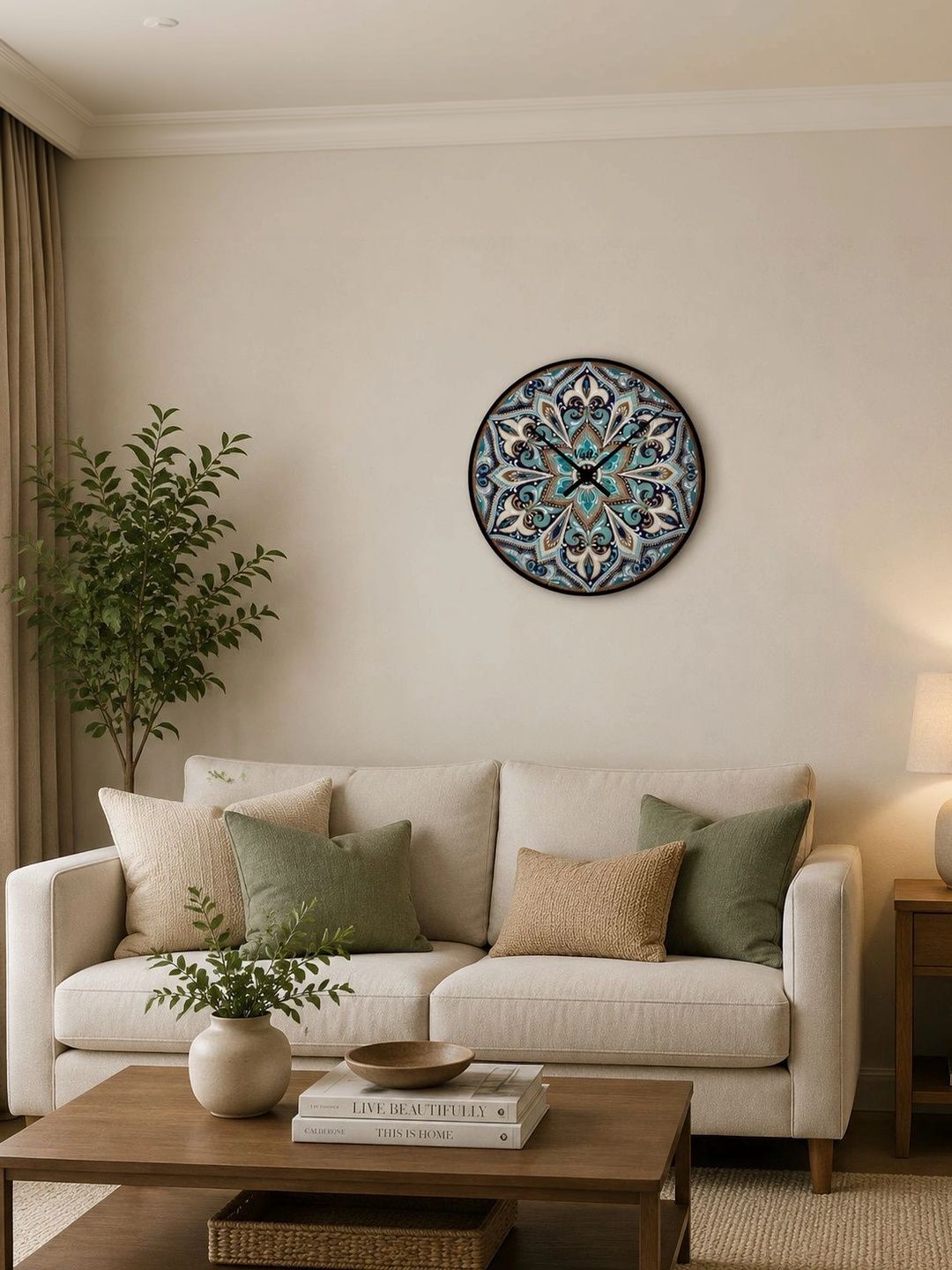 Nutts Multicoloured Printed Wall Clock-picture-40