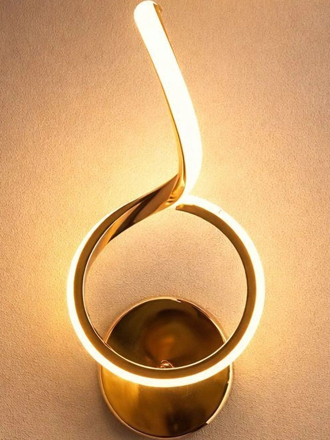 ENORMITY Yellow Metal Contemporary Abstract Shaped Shaped Wall Lamp-image-28