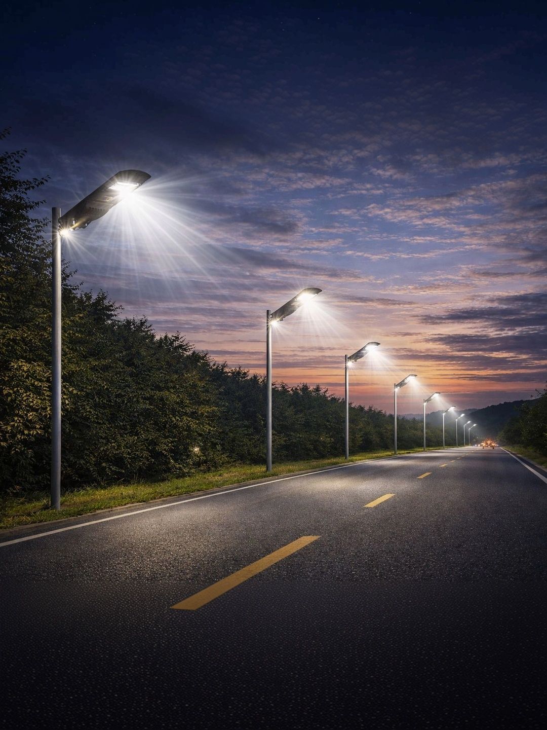 ENORMITY White 30W Solar Street Light Outdoor Lamps-image-38