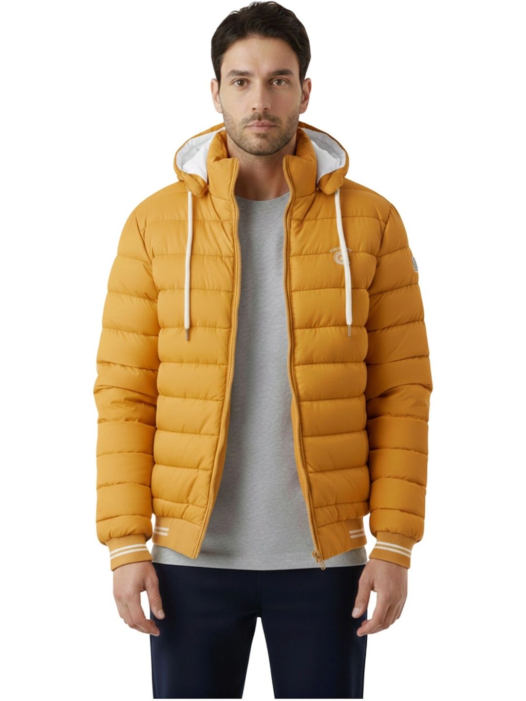 R.Code by The Roadster Life Co. Men Insulator Training or Gym Puffer Jacket-picture-54
