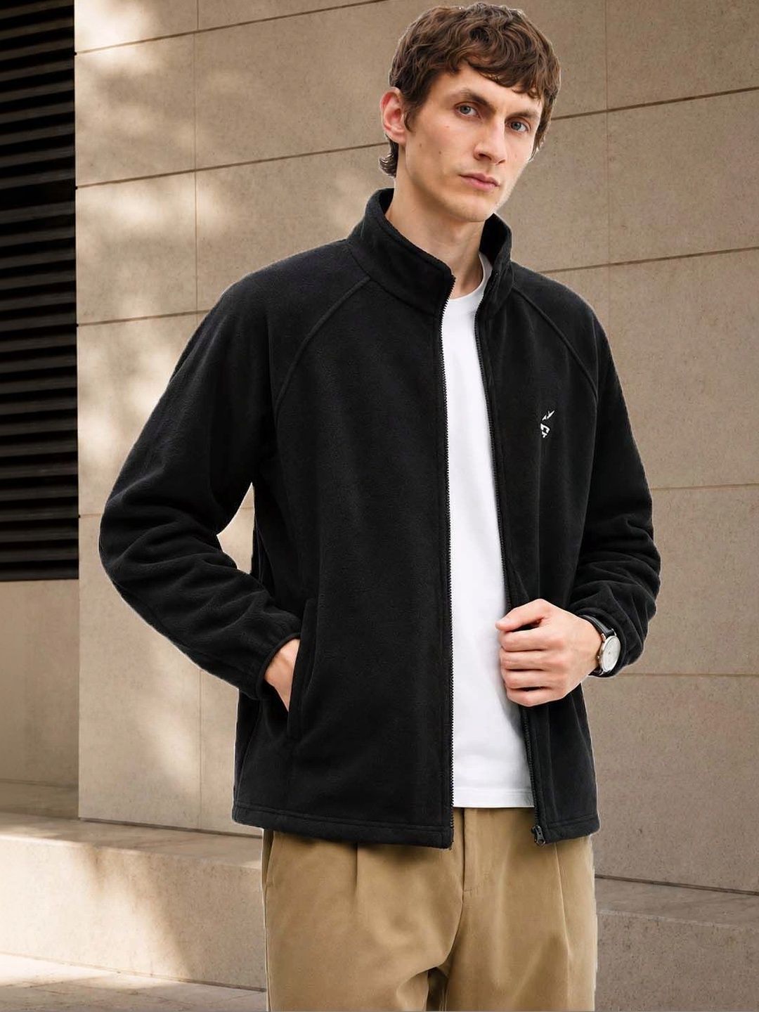 R.Code by The Roadster Life Co. Men Lightweight Knitted Jacket-picture-36