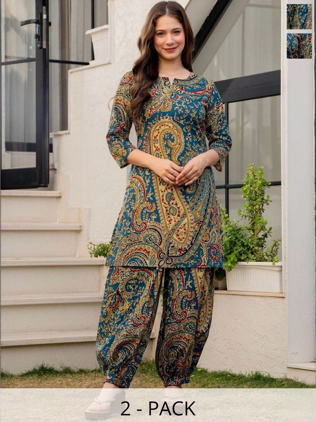 LIAPARO Women Printed Dhoti Pants-picture-47