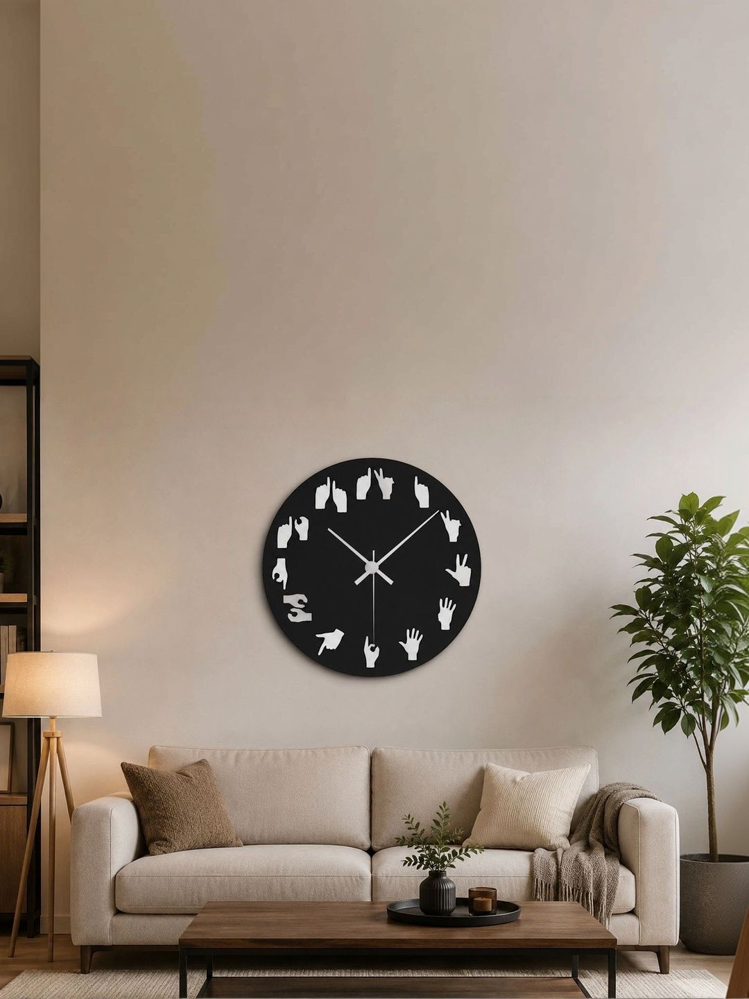 Nutts Multicoloured Printed Contemporary Wall Clock-picture-41