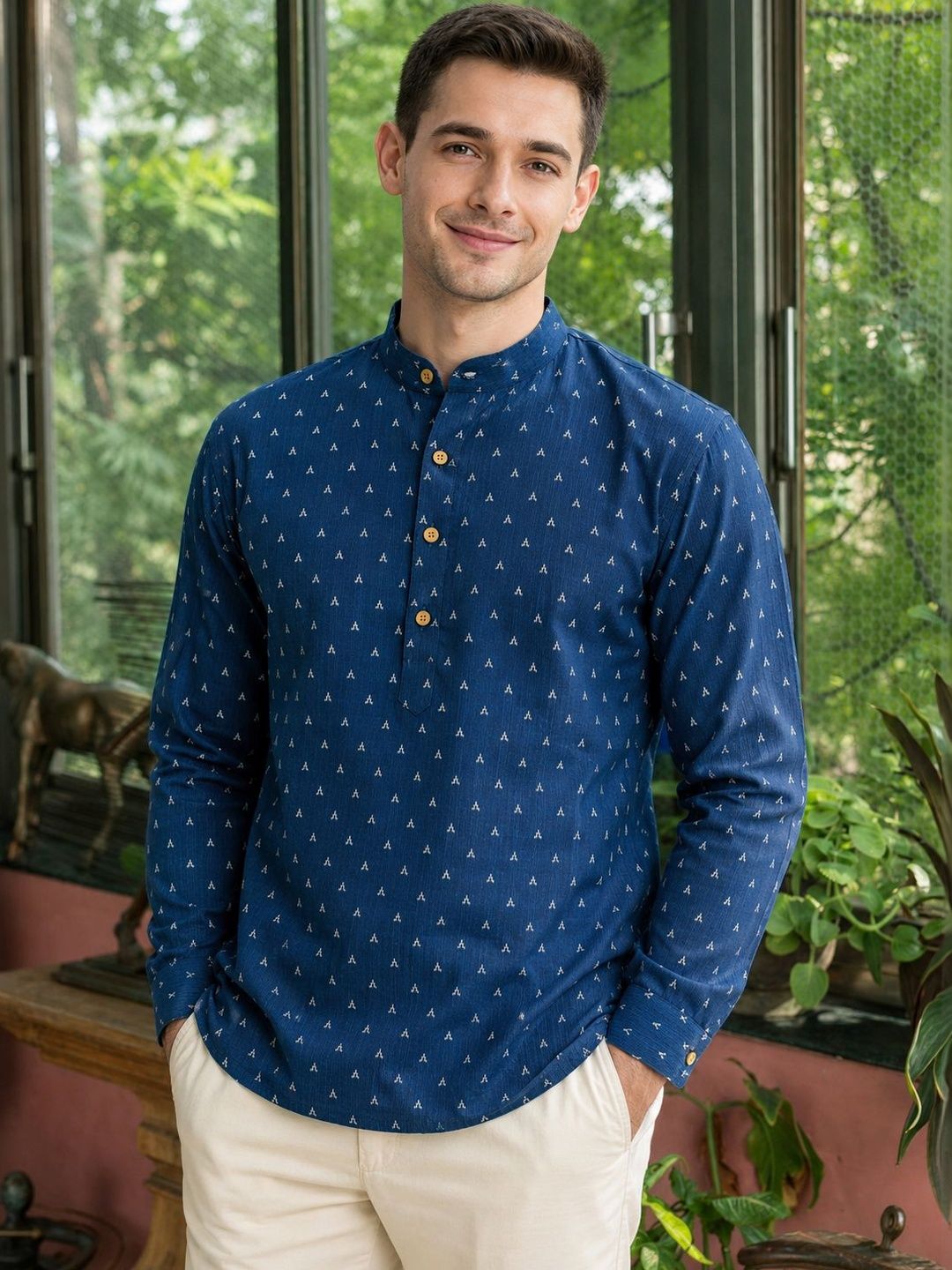Anouk Men Ethnic Motifs Printed Kurta-picture-20